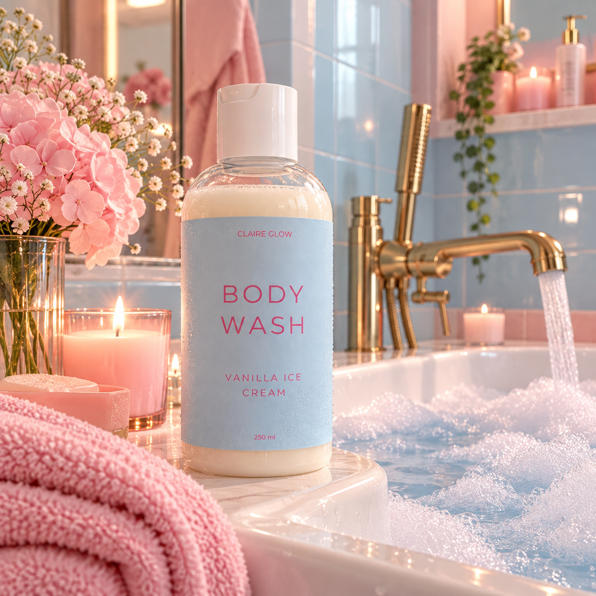 Vanilla Ice Cream Body Wash