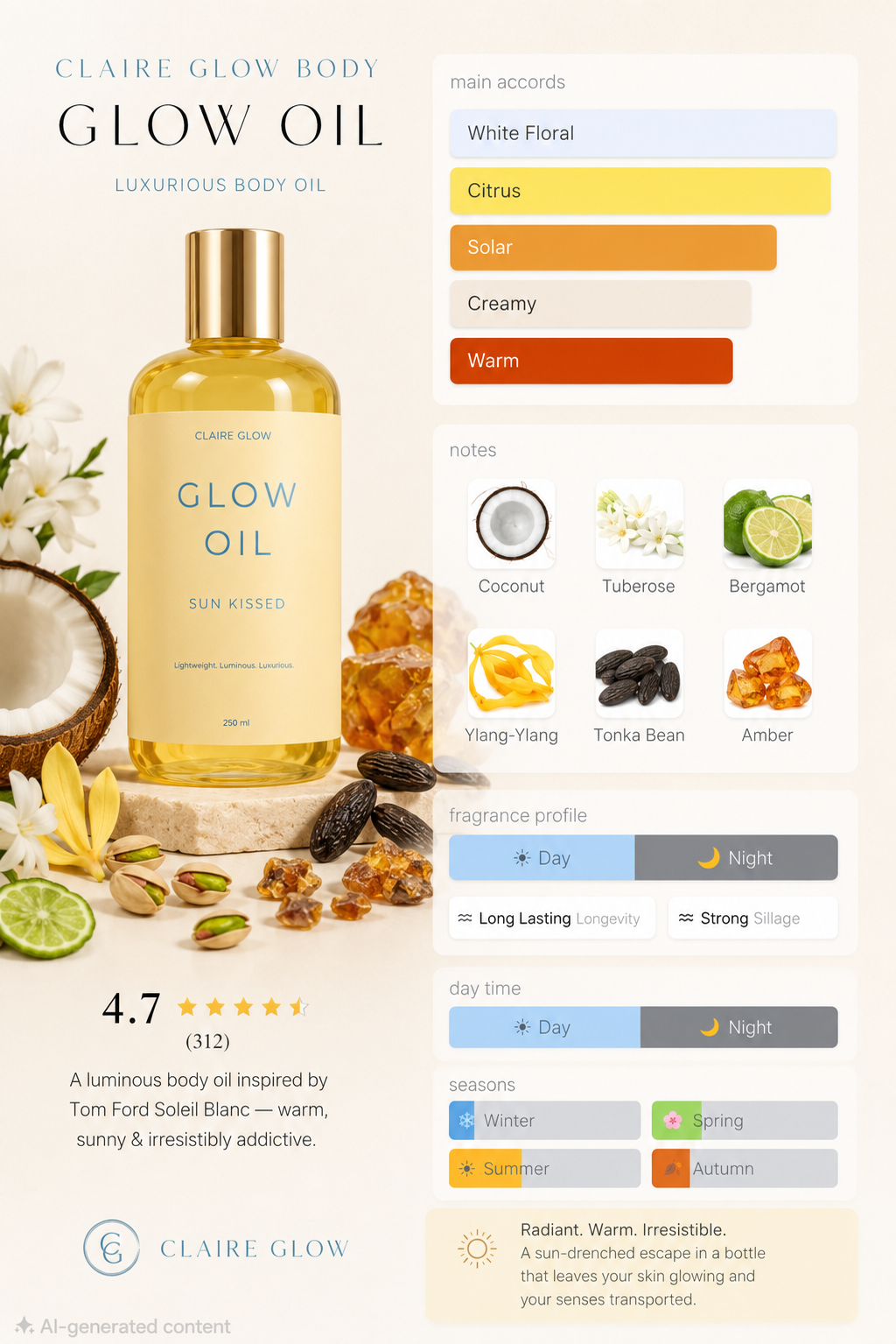 Sun Kissed Glow Oil