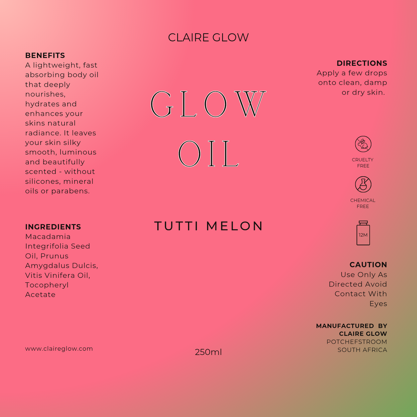 Tuti Melon Glow Oil