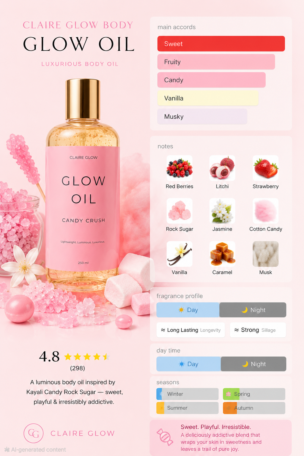 Candy Crush Glow Oil