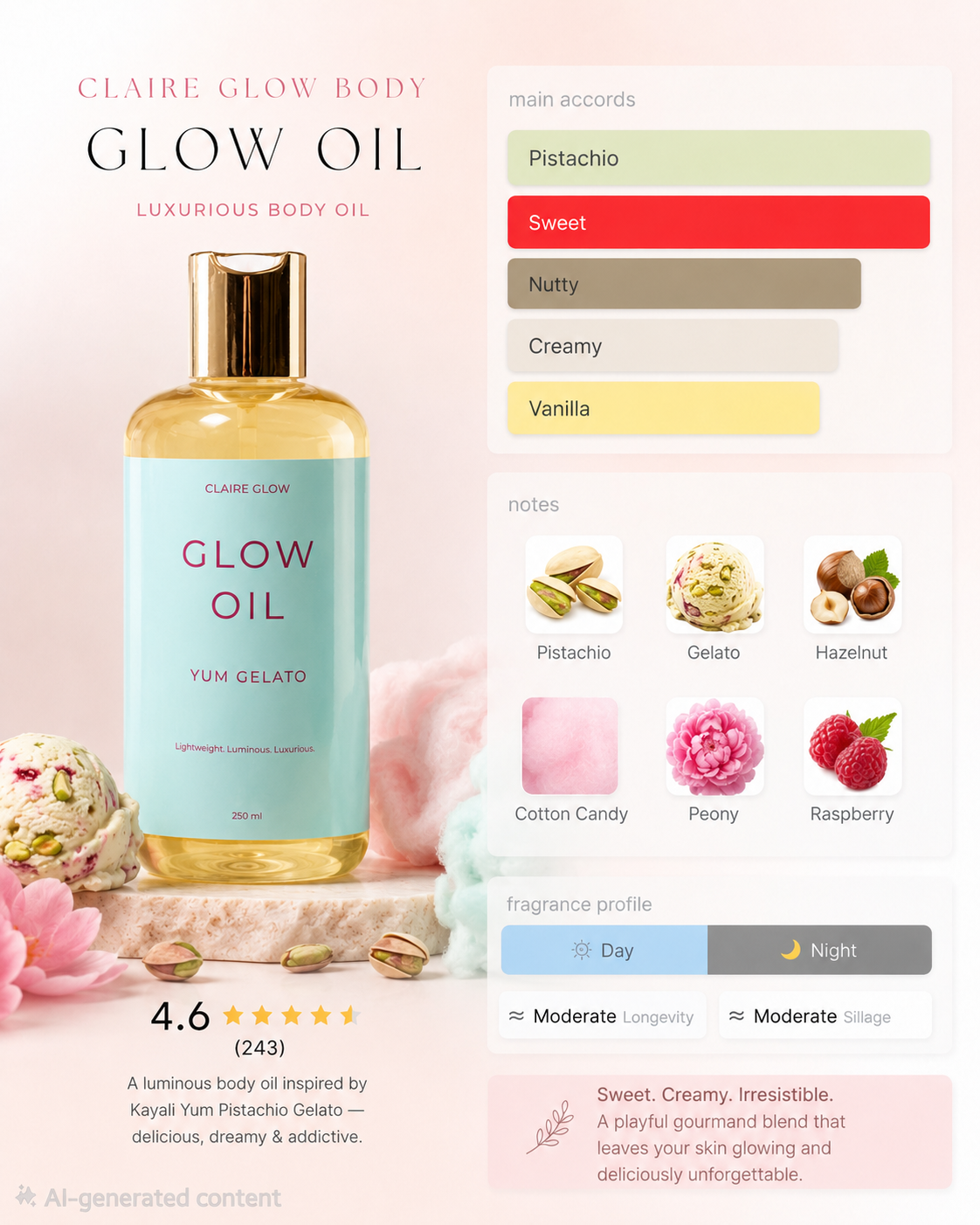 Yum Gelato Glow Oil