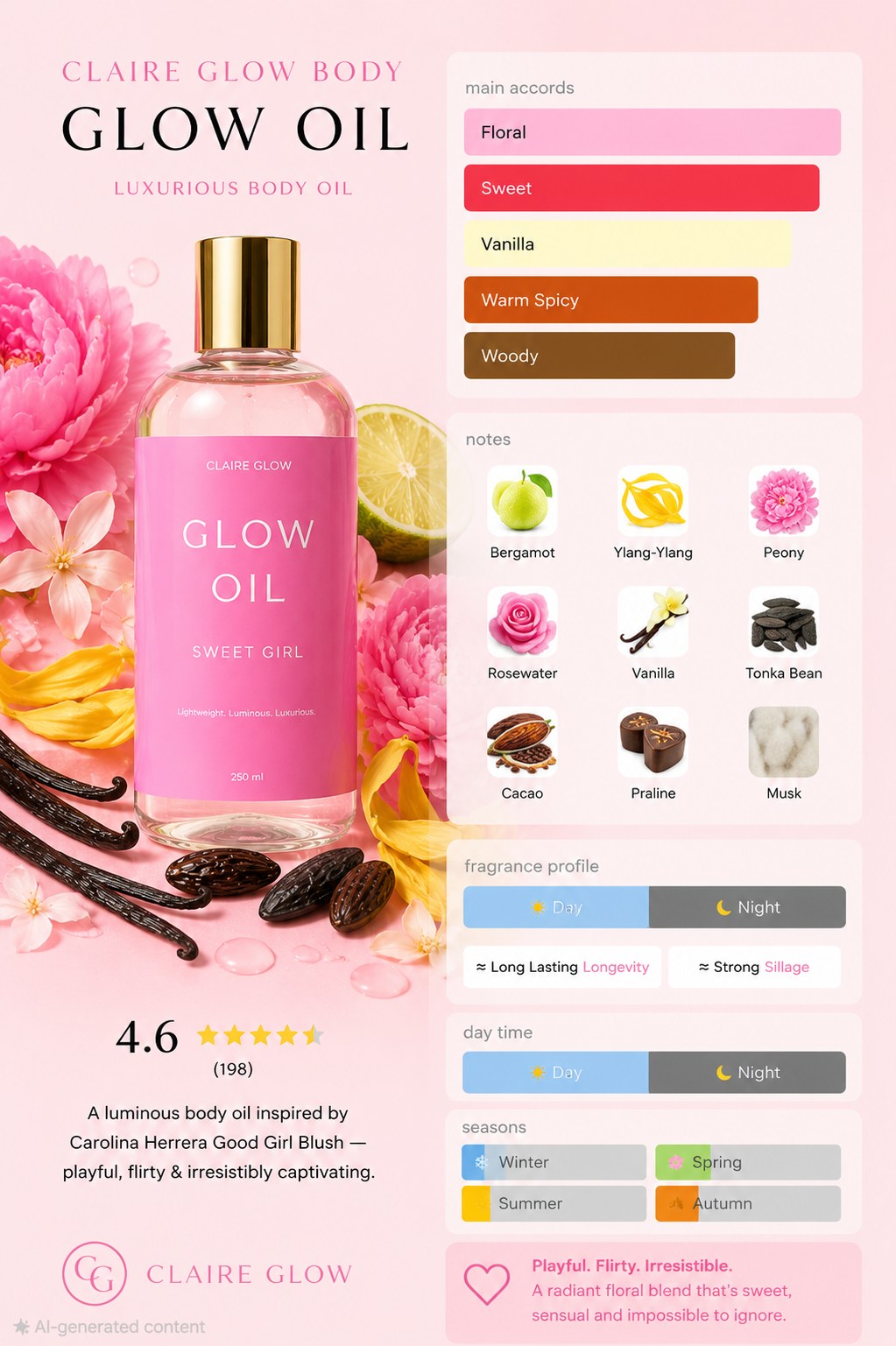 Sweet Girl Glow Oil